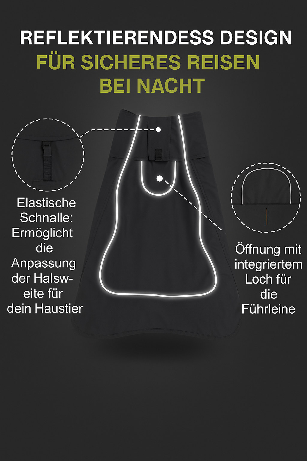 Kokosmaus Regenjacke – trocken, sichtbar & sicher