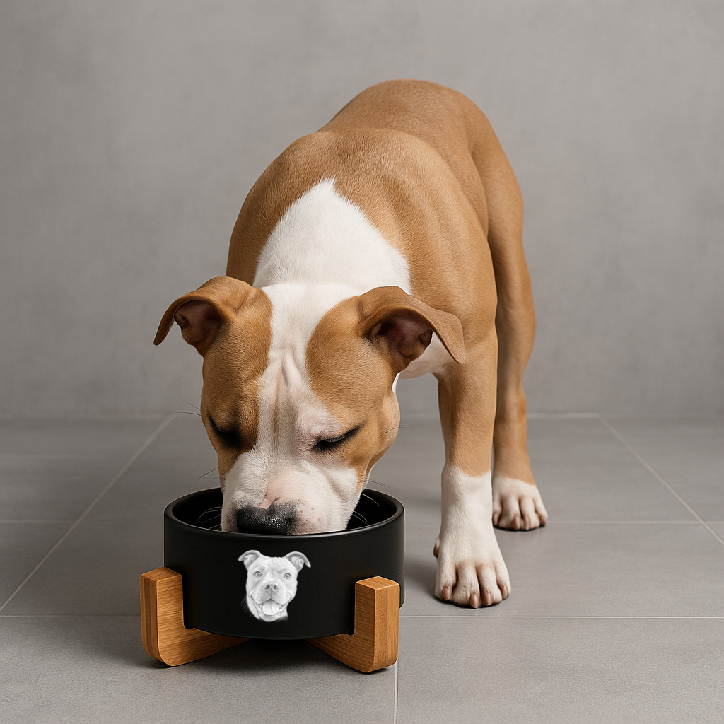 Kokosmaus Hundenapf aus Keramik – rutschfest, leicht zu reinigen – für kleine & mittlere Hunde
