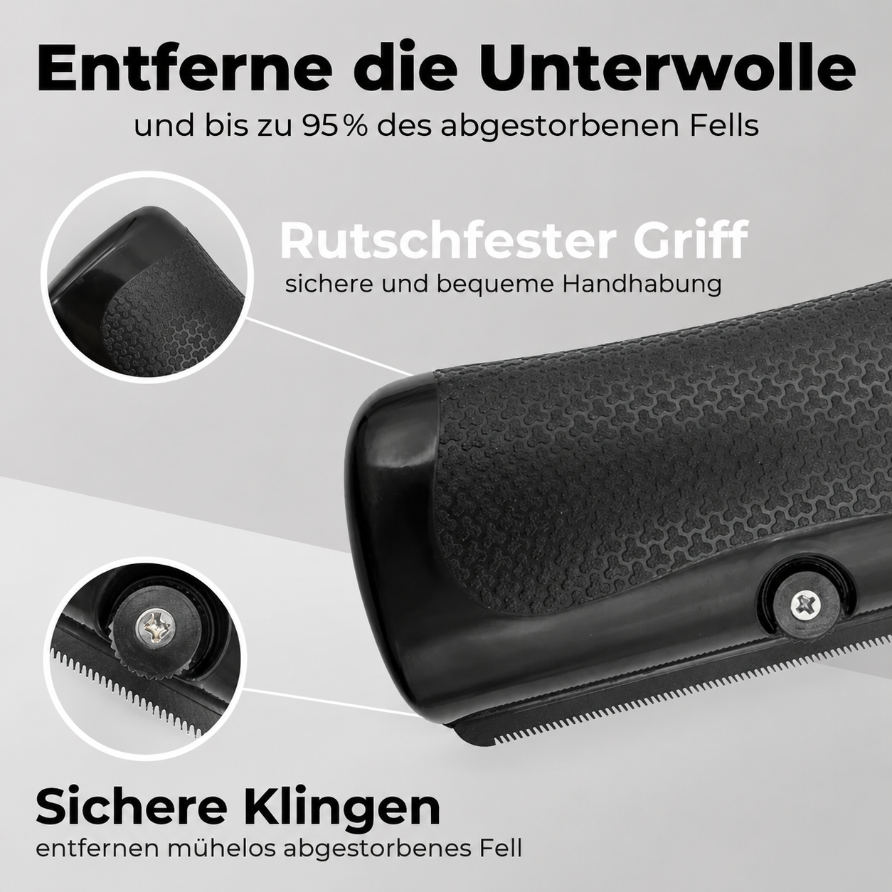 Kokosmaus Wunderbürste / Für alle Tiere geeignet