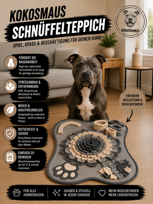 Kokosmaus Schnüffel-Teppich – für Abenteuer-Hunde