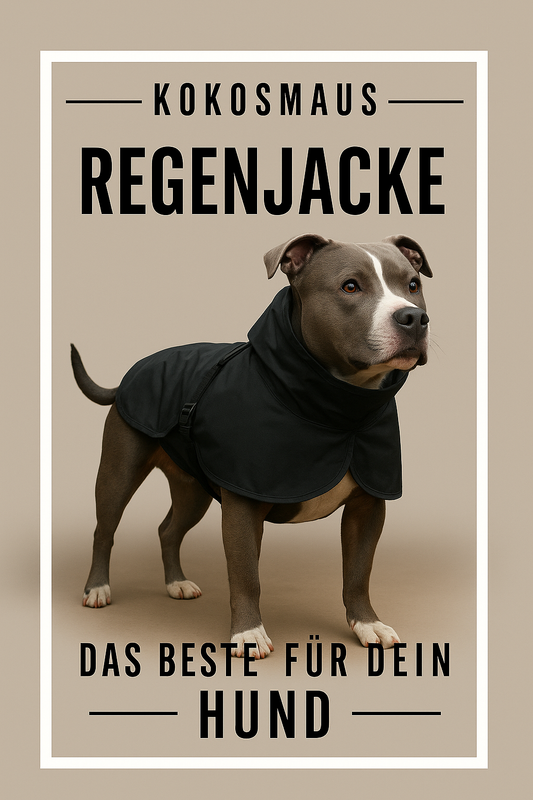 Kokosmaus Regenjacke – trocken, sichtbar & sicher