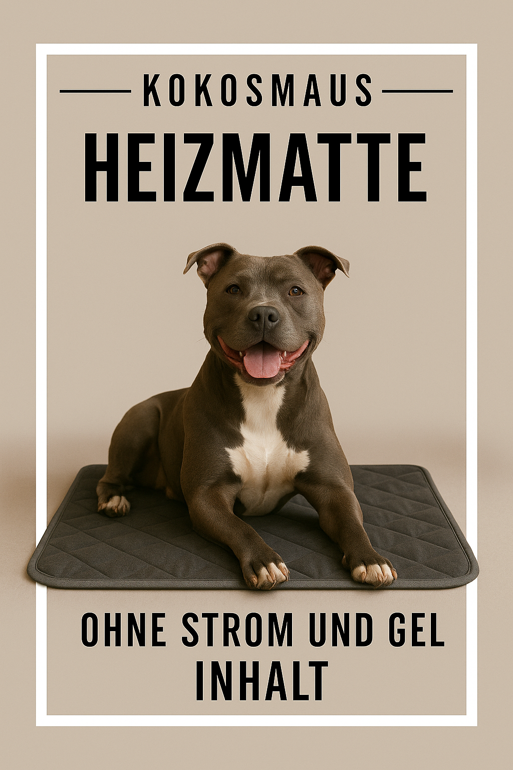 Kokosmaus Heizmatte – Wärme ohne Strom & Gel